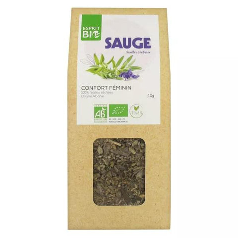 Esprit Bio Salbeiblätter zum Aufgießen Weibliches Wohlbefinden Bio 40g