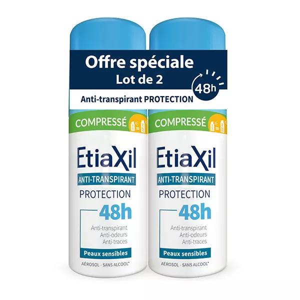 Etiaxil Anti-transpirant 48h Transpiration Modérée lot de 2x 100ml