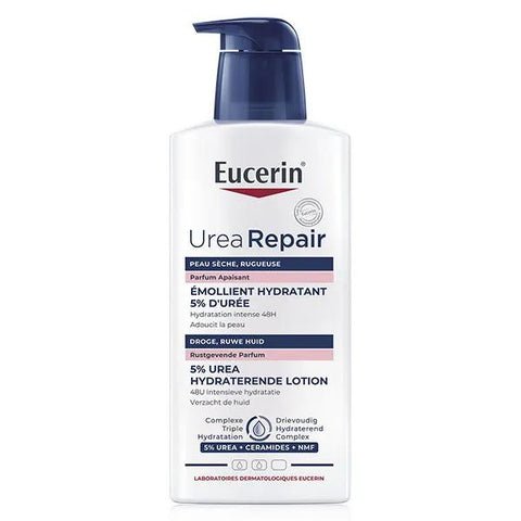 Eucerin UreaRepair Plus 5% Urea Lotion Parfümiert Trockene Haut 400ml