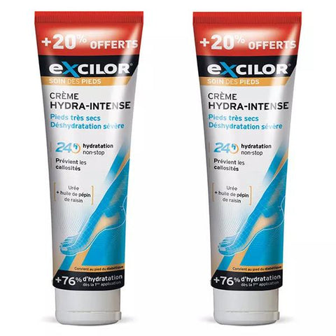 Excilor Foot Care Intense Hydrating Cream for Very Dry Feet Set of 2 x 125ml