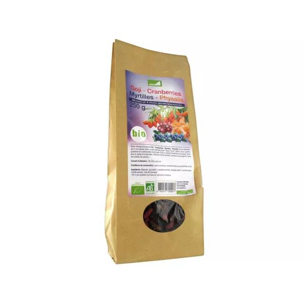 Exopharm Supra Food Mélange Goji Cranberries Myrtille Physalis Bio 250g