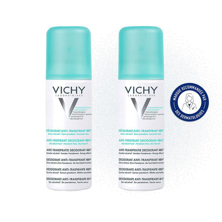 Vichy Déodorant Anti-Transpirant 48H Aérosol (2x125 ml)