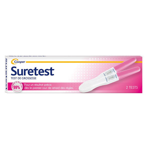 Cooper SURETEST Schwangerschaftstest (Packung mit 2 Tests)
