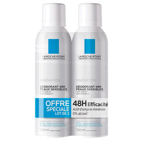 La Roche Posay Deodorant Empfindliche Haut 48H Spray Duo 2 x 150ml