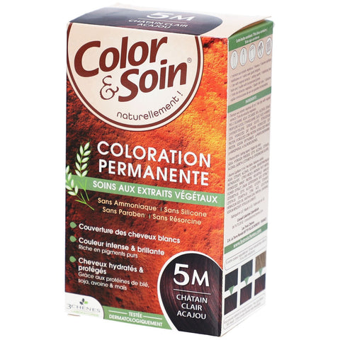 Les 3 Chênes Color & Soin Coloration 5M châtain clair acajou (135 ml)