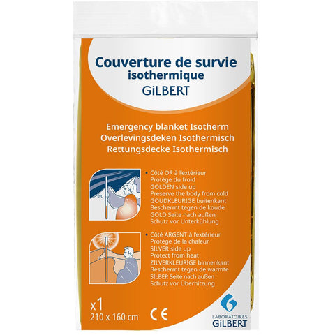 Laboratoires Gilbert Erste Hilfe Isothermische Rettungsdecke