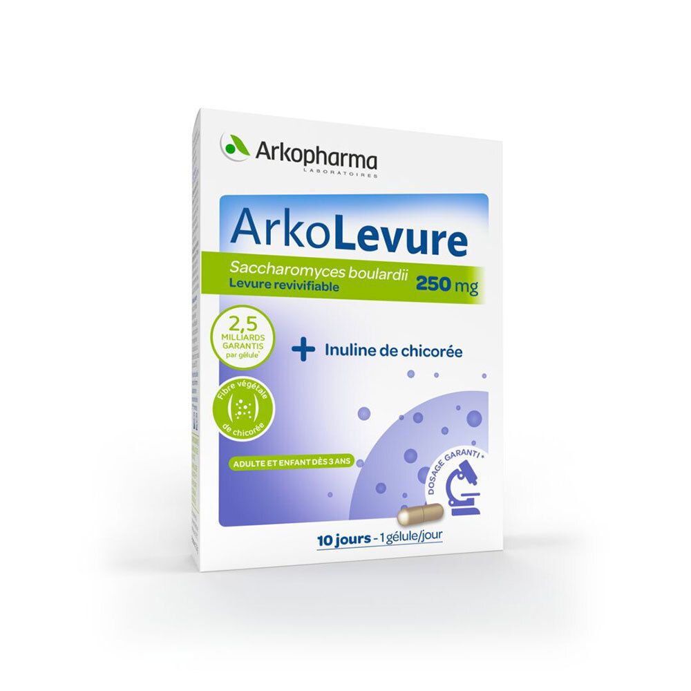 Arkopharma Arkolevure® 250 mg (10 gélules)