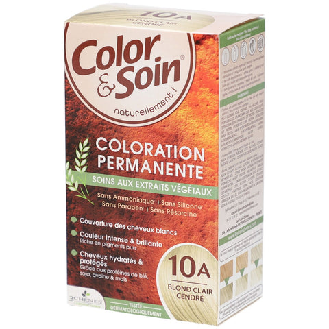 Les 3 Chênes Color & Soin Coloration 10A blond clair cendré — 135 ml