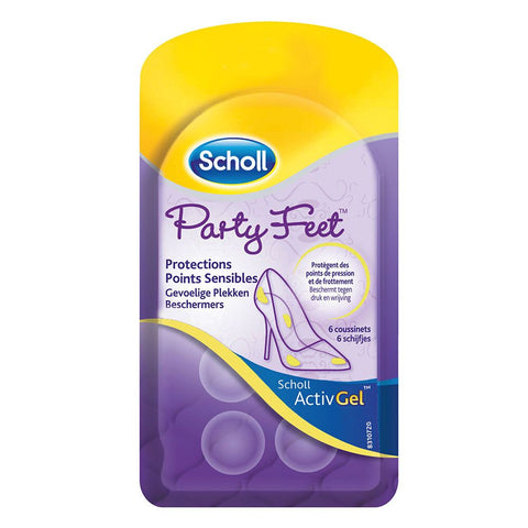 Scholl Party Feet Blasen- und Druckstellenschutz 6 Polster