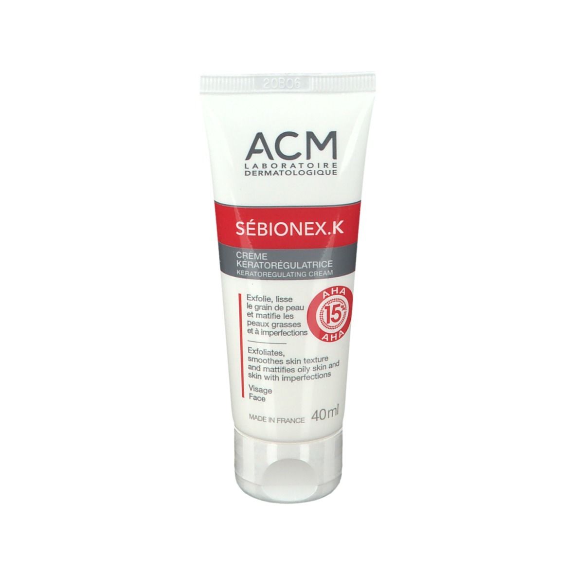 ACM SÉBIONEX.K Crème Kératorégulatrice Visage (40 ml)