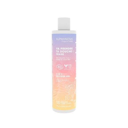Alphanova Kids Va prendre ta douche ! Fraise & Coton Bio — 250 ml