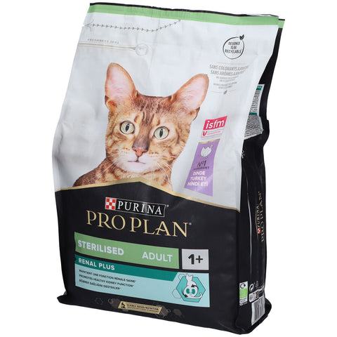 PURINA PRO PLAN Stérilisé RENAL PLUS Adulte Chat Dinde (3000 g)