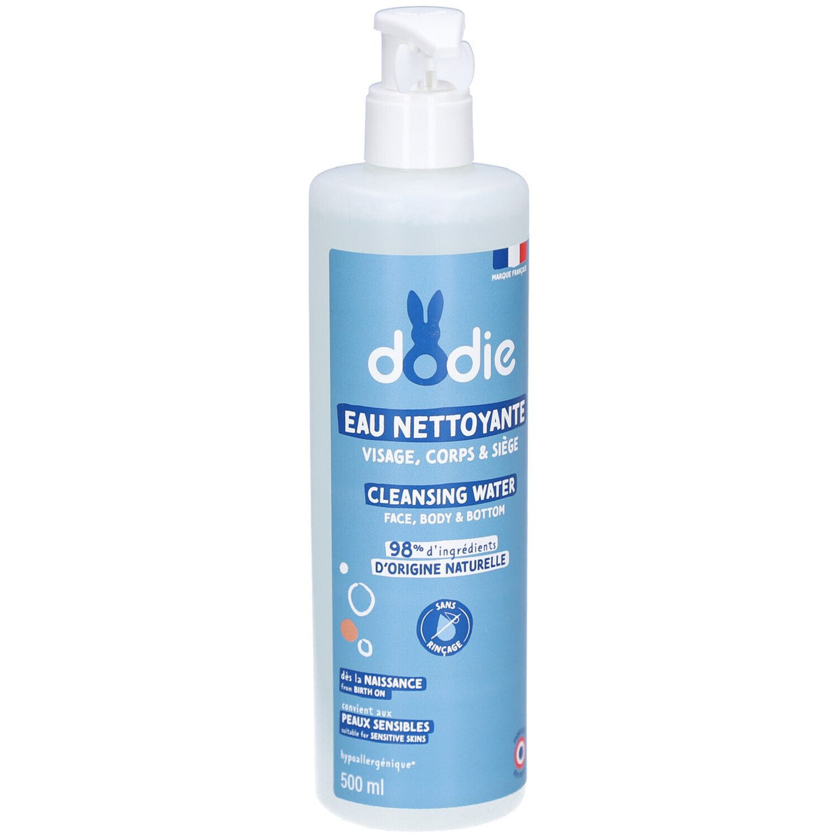 dodie® Eau nettoyante 3 en 1 — 500 ml