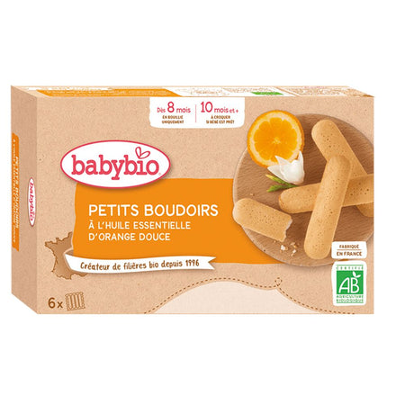 Babybio Petits boudoirs à l'huile essentielle d'orange douce (120 g)