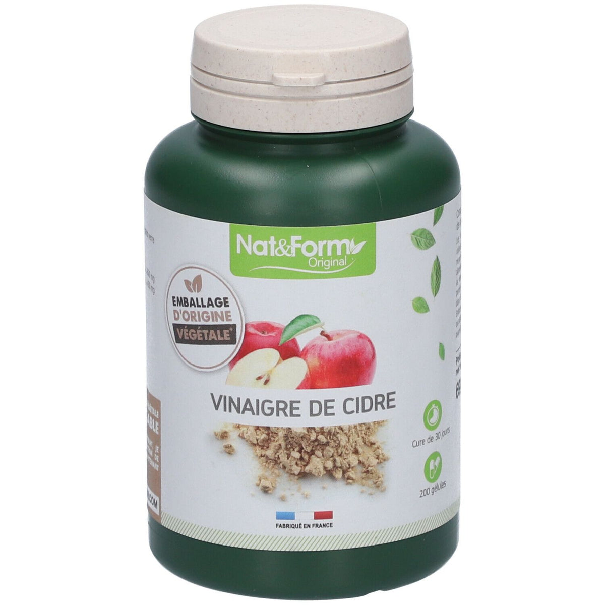 Nat&Form Vinaigre de cidre (200 gélules)