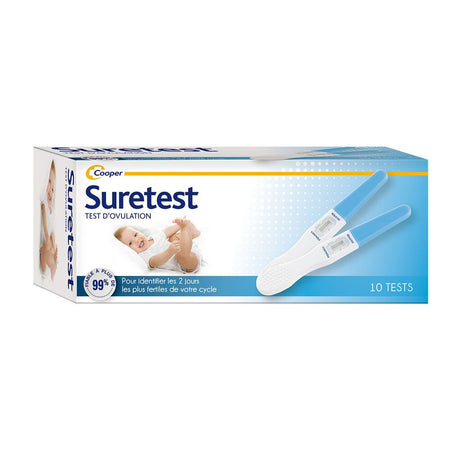 SURETEST Test d'ovulation (10 tests)