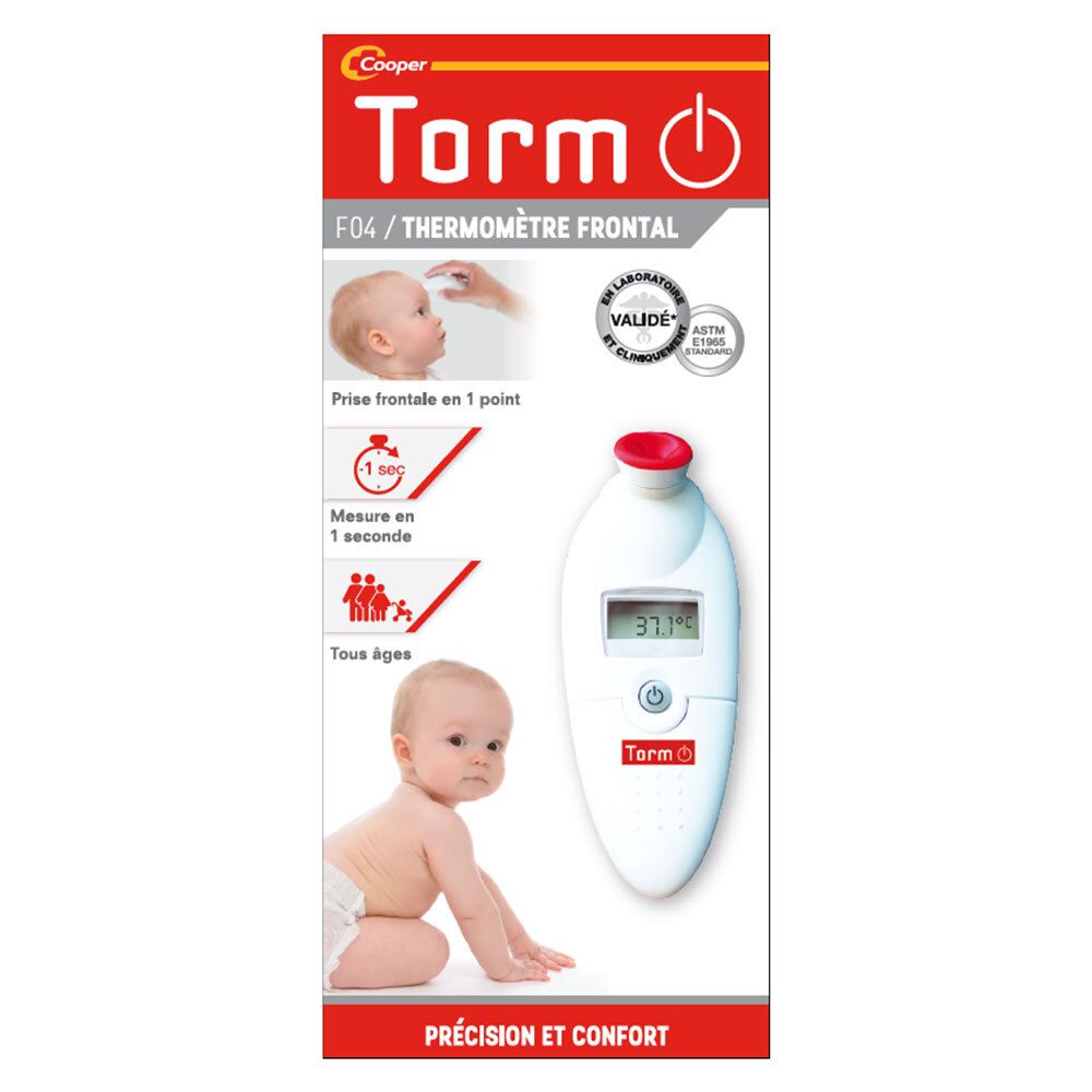 TORM Thermomètre frontal infrarouge (1 pièce)