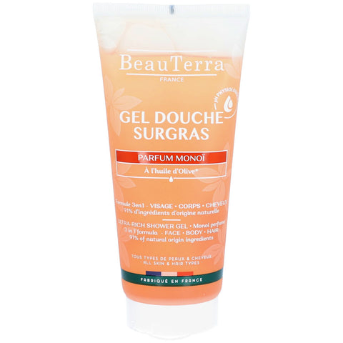 BeauTerra Rückfettendes Duschgel – Monoi — 200 ml
