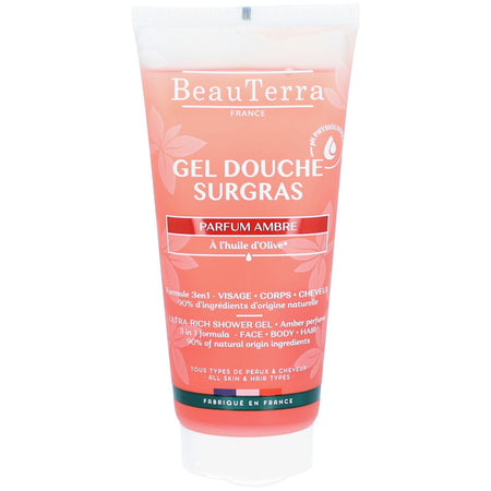 BeauTerra gel douche surgras ambre (200 ml)