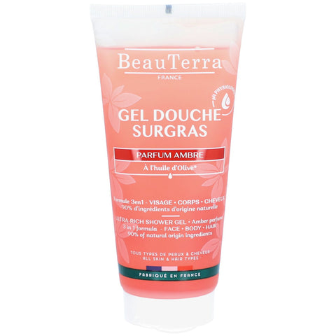 BeauTerra gel douche surgras ambre (200 ml)
