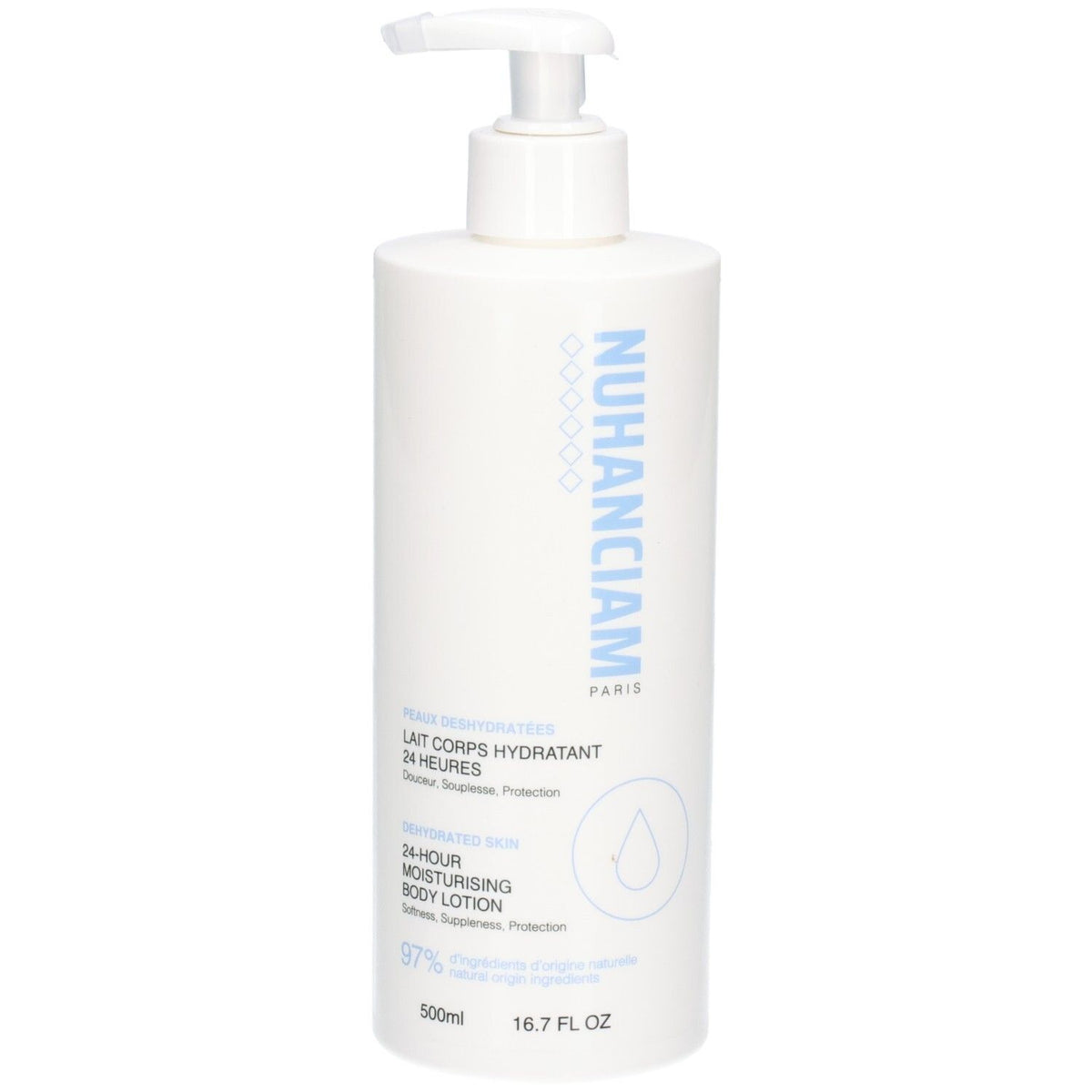 Nuhanciam Lait Corps Hydratant 24 Heures (500 ml)