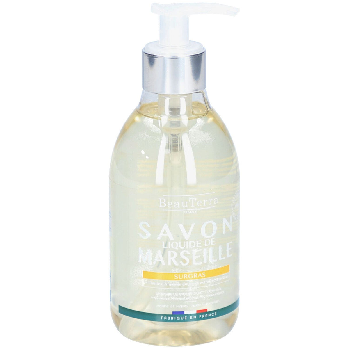 BeauTerra Savon Liquide de Marseille - Surgras (300 ml)