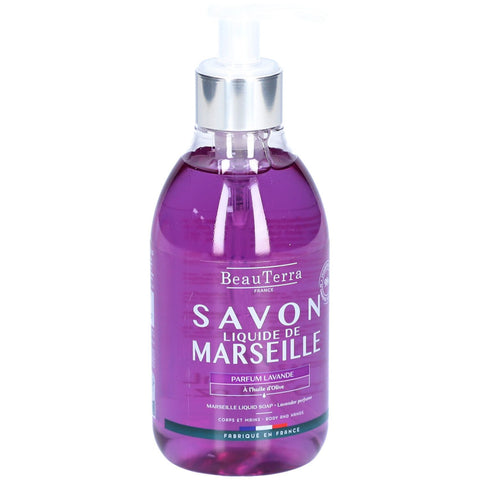 BeauTerra Savon Liquide de Marseille - Lavande — 300 ml
