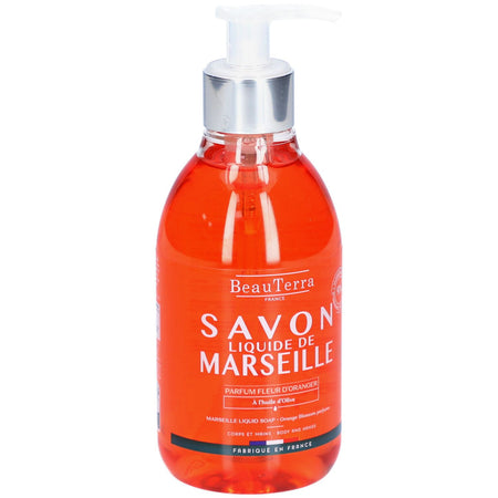 BeauTerra Savon Liquide de Marseille - Fleur d'Oranger — 300 ml