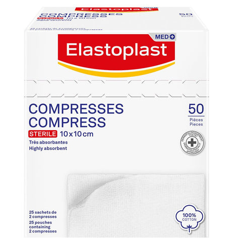 Elastoplast Compresses stériles 10 x 10 cm