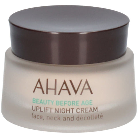 Ahava Crème de Nuit Liftante, Visage, Cou et Décolleté — 50 ml