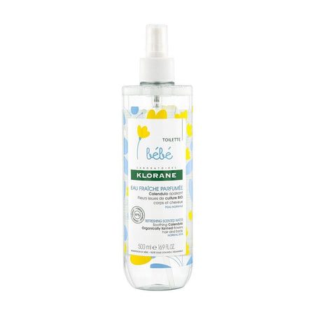 Klorane Bébé Toilette Eau Fraîche Parfumée au Calendula Bio (500 ml)
