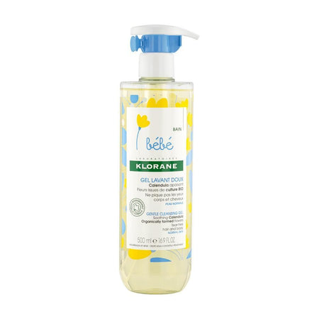 Klorane Bébé Bain Gel Lavant Doux au Calendula Bio (500 ml)