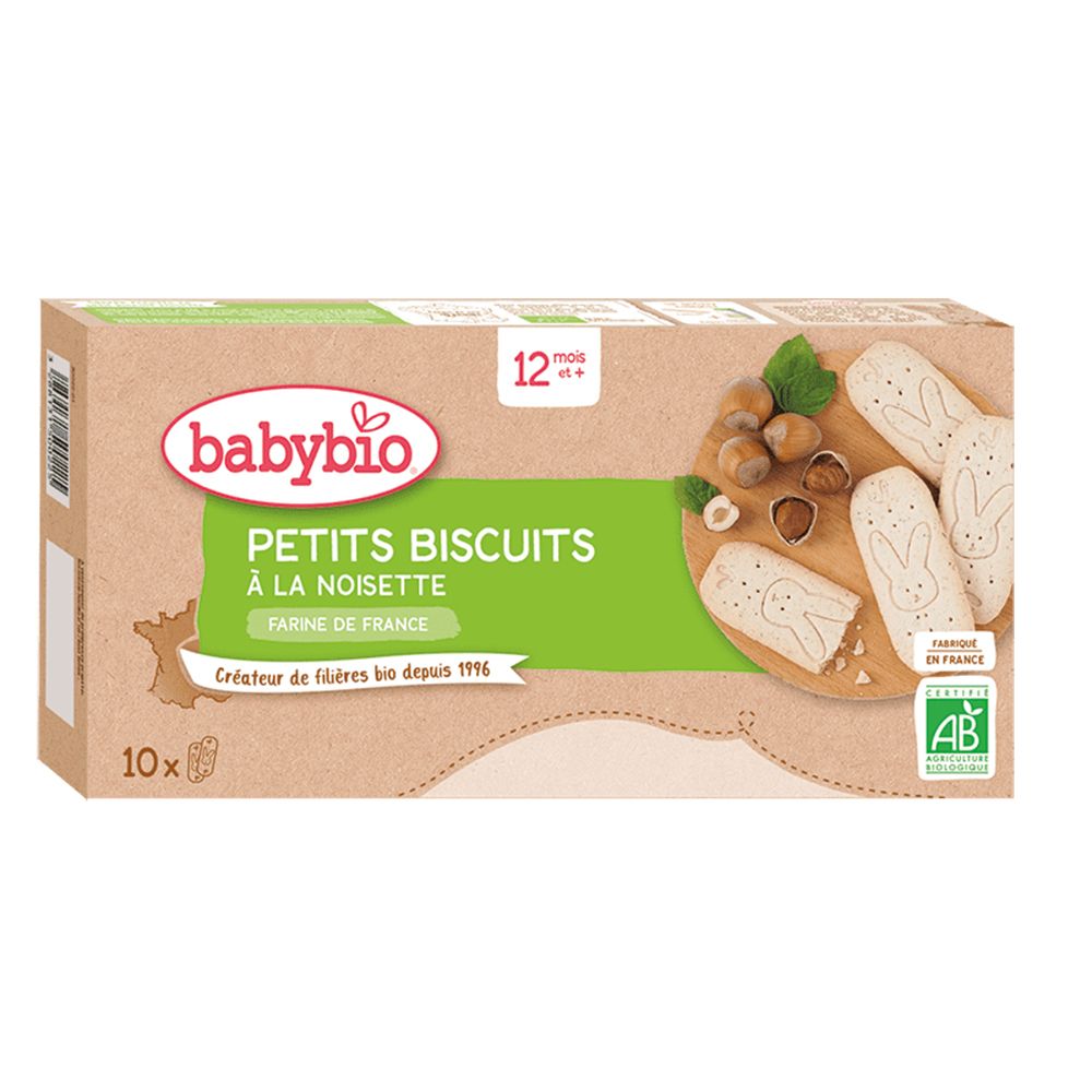 babybio® PETITS BISCUITS À LA NOISETTE — 160 g