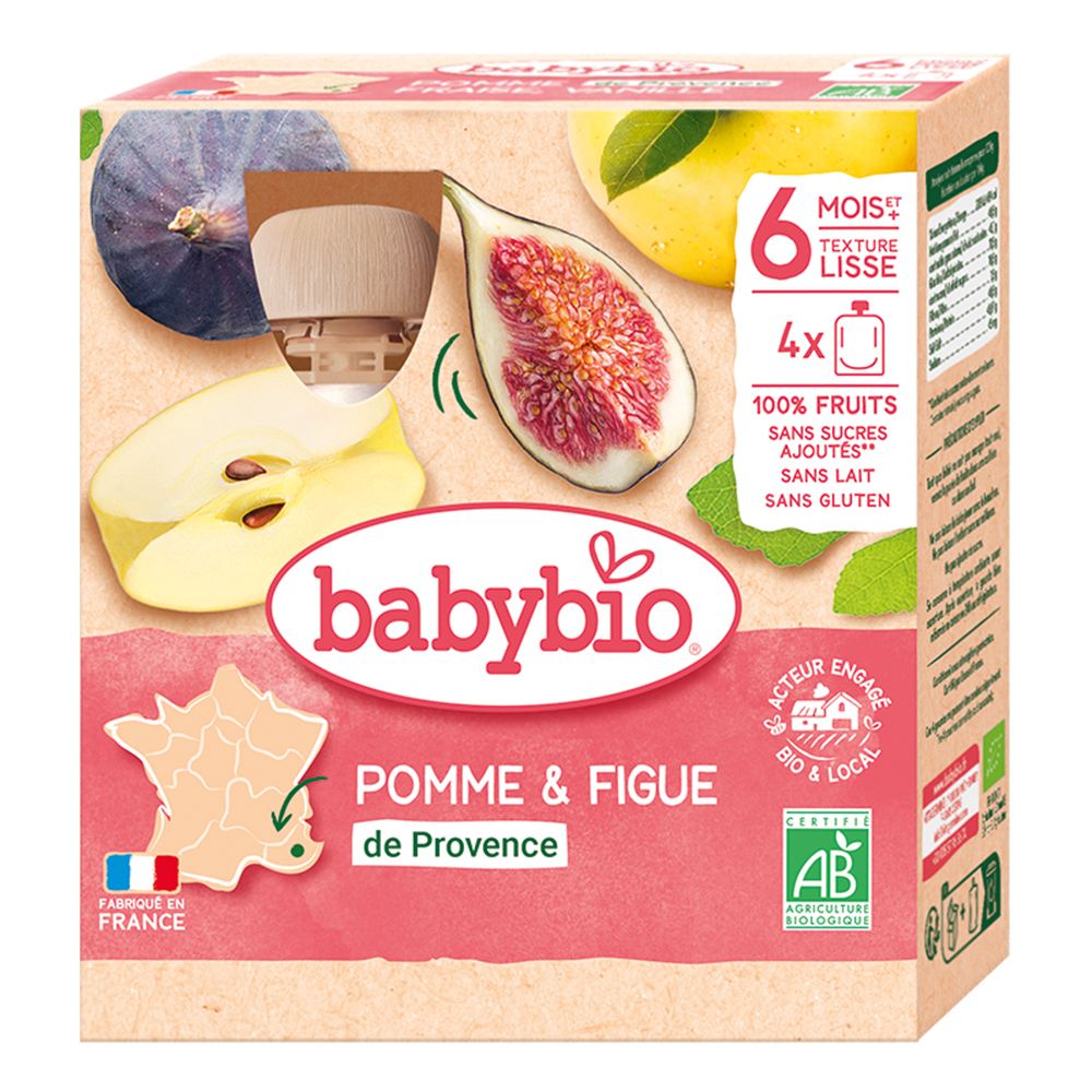 Babybio POMME D'OCCITANIE ET FIGUE DE PROVENCE dès 6 mois (360 g)