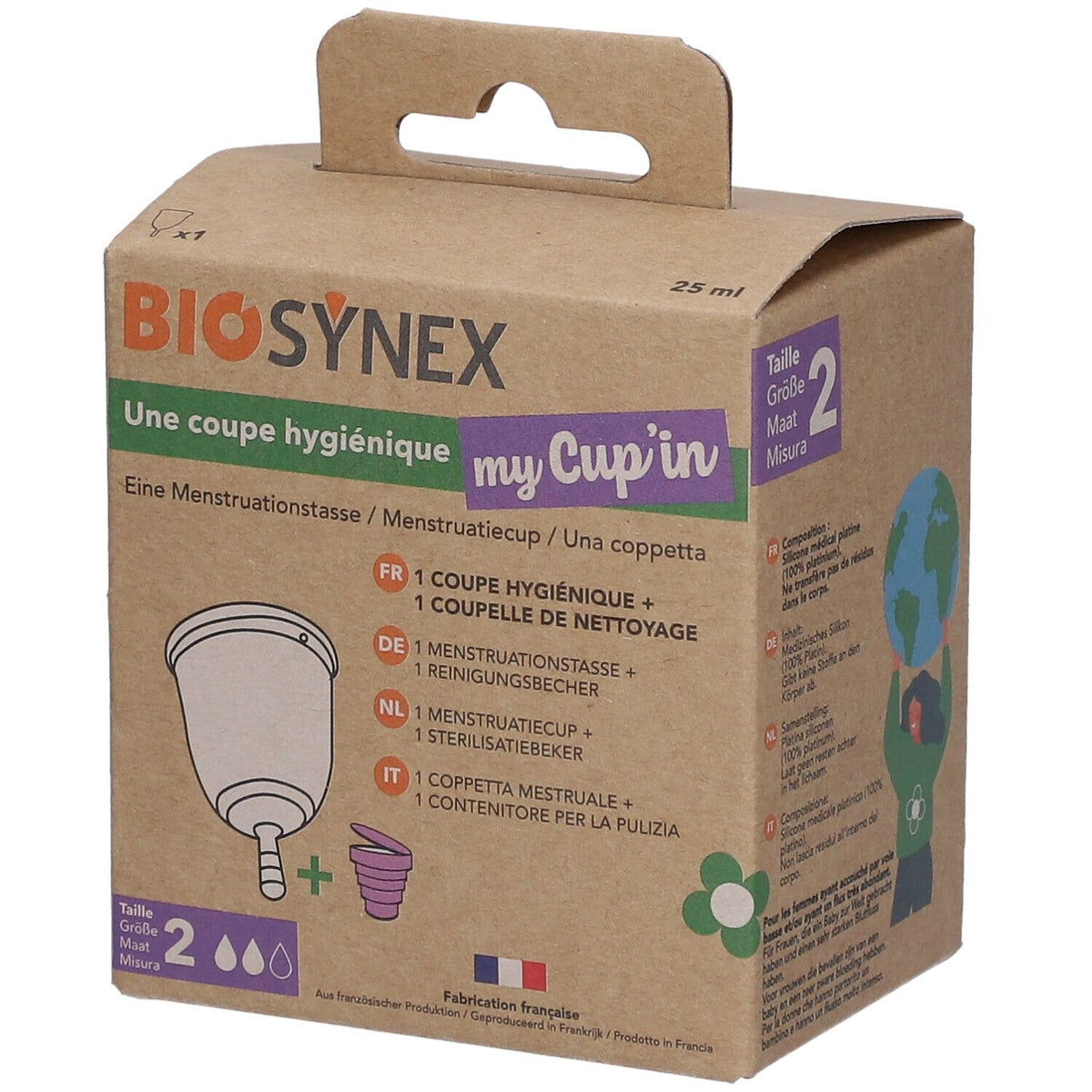 BIOSYNEX® My Cup'in Taille 2 (1 pièce)