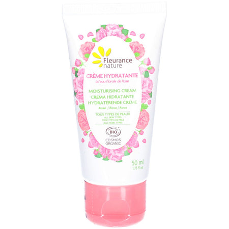 Fleurance Nature Crème Hydratante Eau Florale Rose — 50 ml