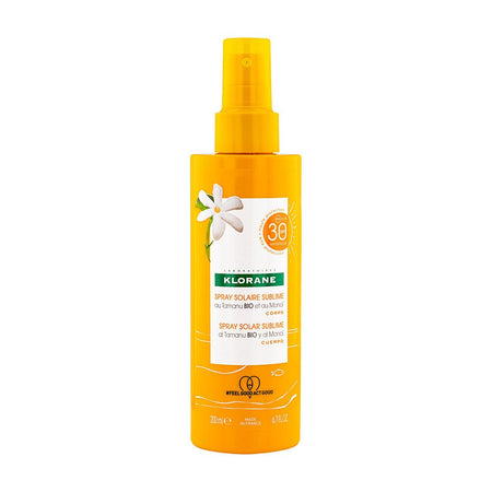 Klorane Spray Solaire Sublime au Monoï et Tamanu BIO SPF30 Corps (200 ml)