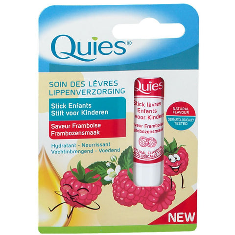 Quies Children's Raspberry Lip Care Stick