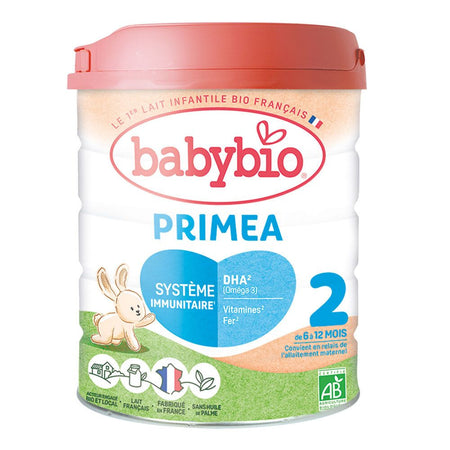 Babybio Priméa 2 lait de suite en poudre pour nourrisson de 6 à 12 mois (800 g)