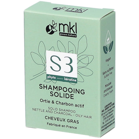 MKL Shampooing Solide Ortie-Charbon (65 g)