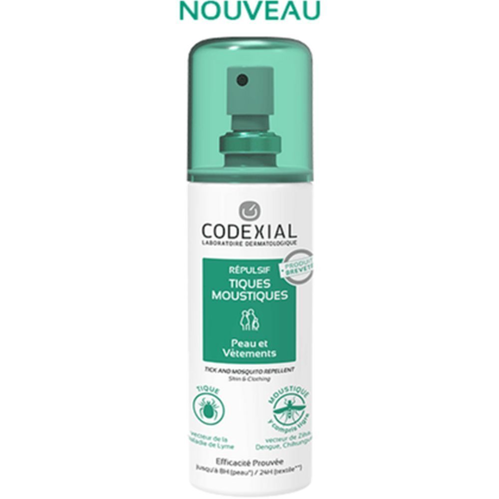 CODEXIAL Répulsif Tiques Moustiques (75 ml)