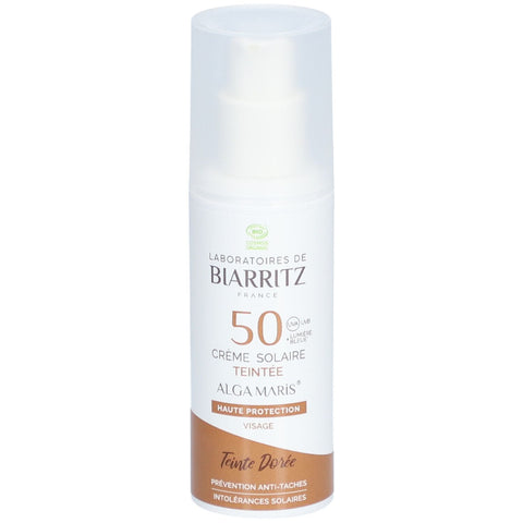 Laboratoires de Biarritz Organic Tinted Sunscreen SPF50 Golden (50 ml)
