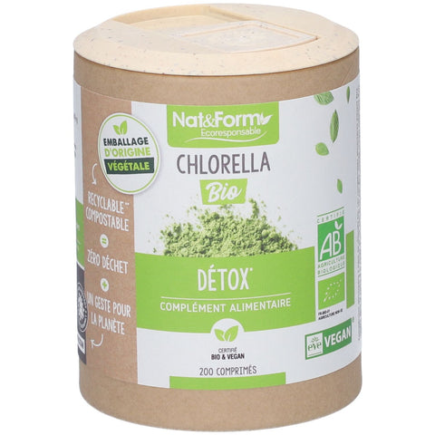 Nat&Form Chlorella Bio in Tabletten (200 Tabletten)