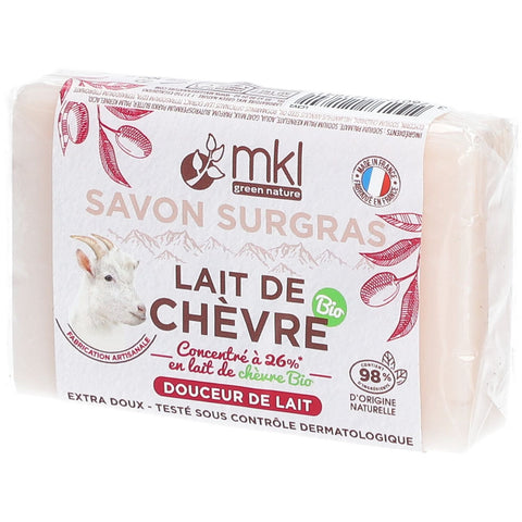 mkl organic goat milk soap - fragrance-free (100 g)