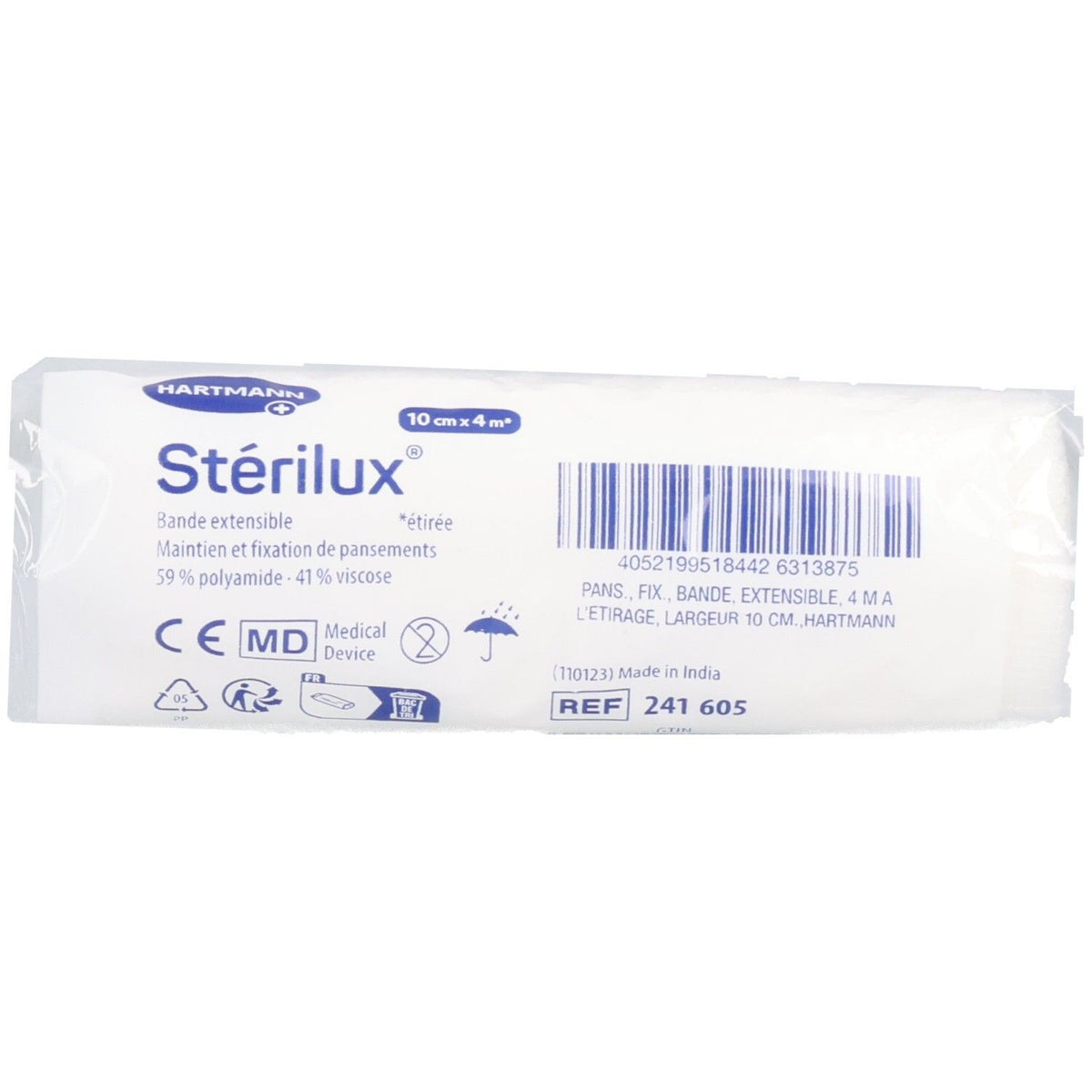 Hartmann Sterilux 10 cm x 4 m — 1 pièce