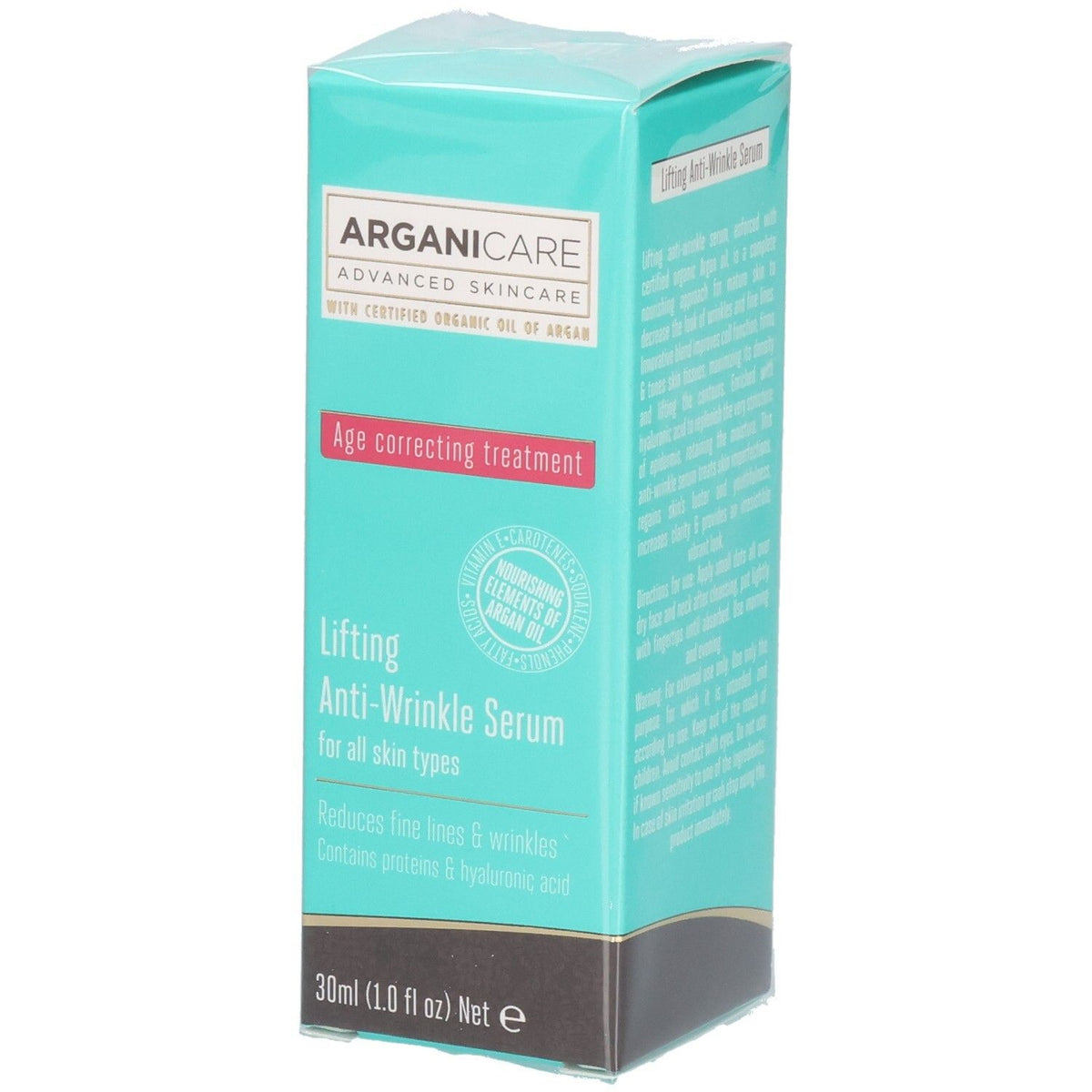 Arganicare Sérum lifting anti-rides pour tous types de peau (30 ml)