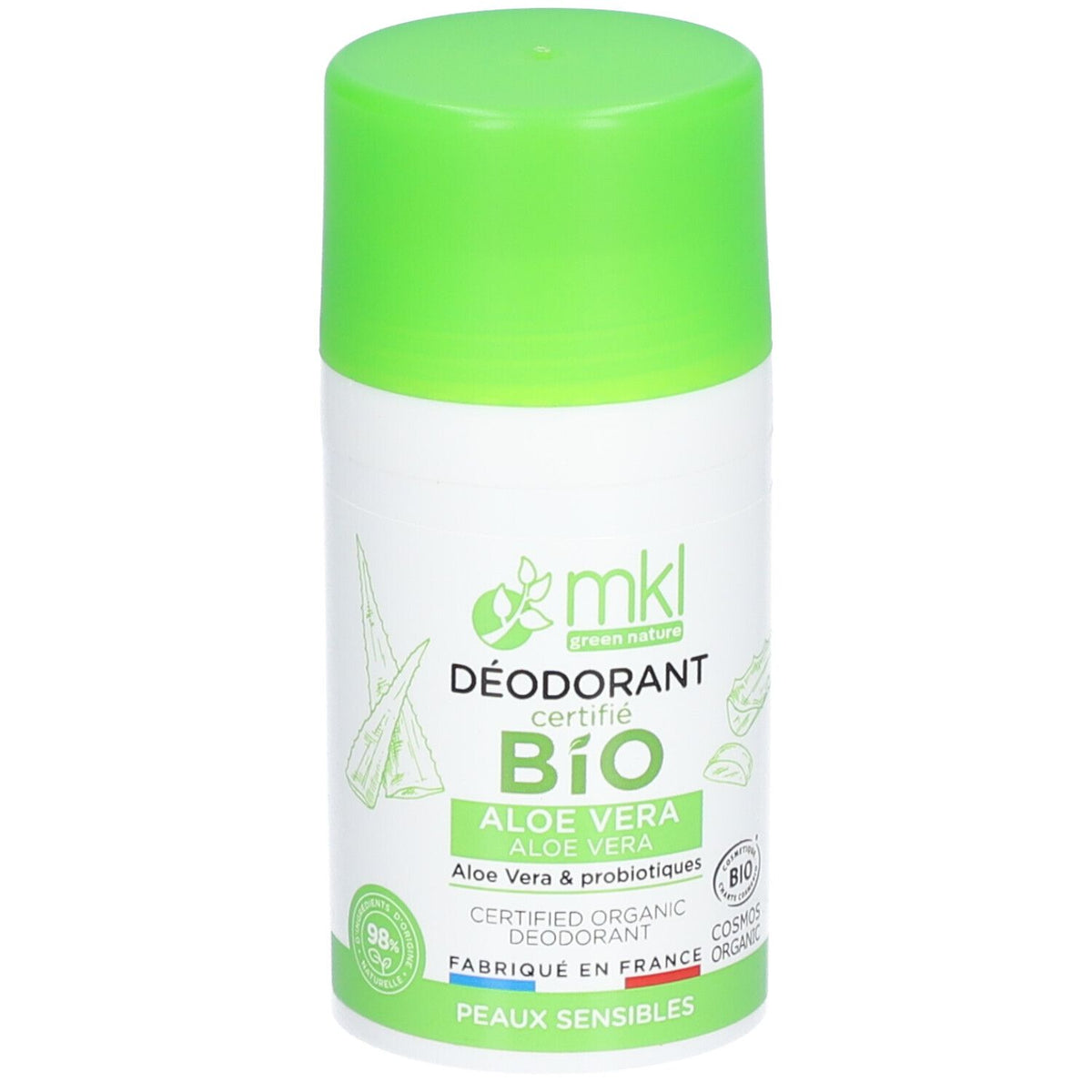 mkl Déodorant bio certifié - Aloe Vera (50 ml)
