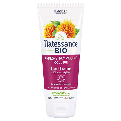 Natessance Bio Farbspülung mit Saflor und pflanzlichem Keratin (200 ml)