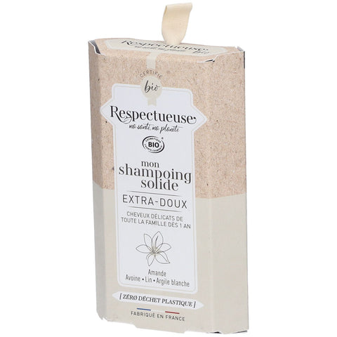 Respektvolles extra-mildes festes Shampoo (75 g)