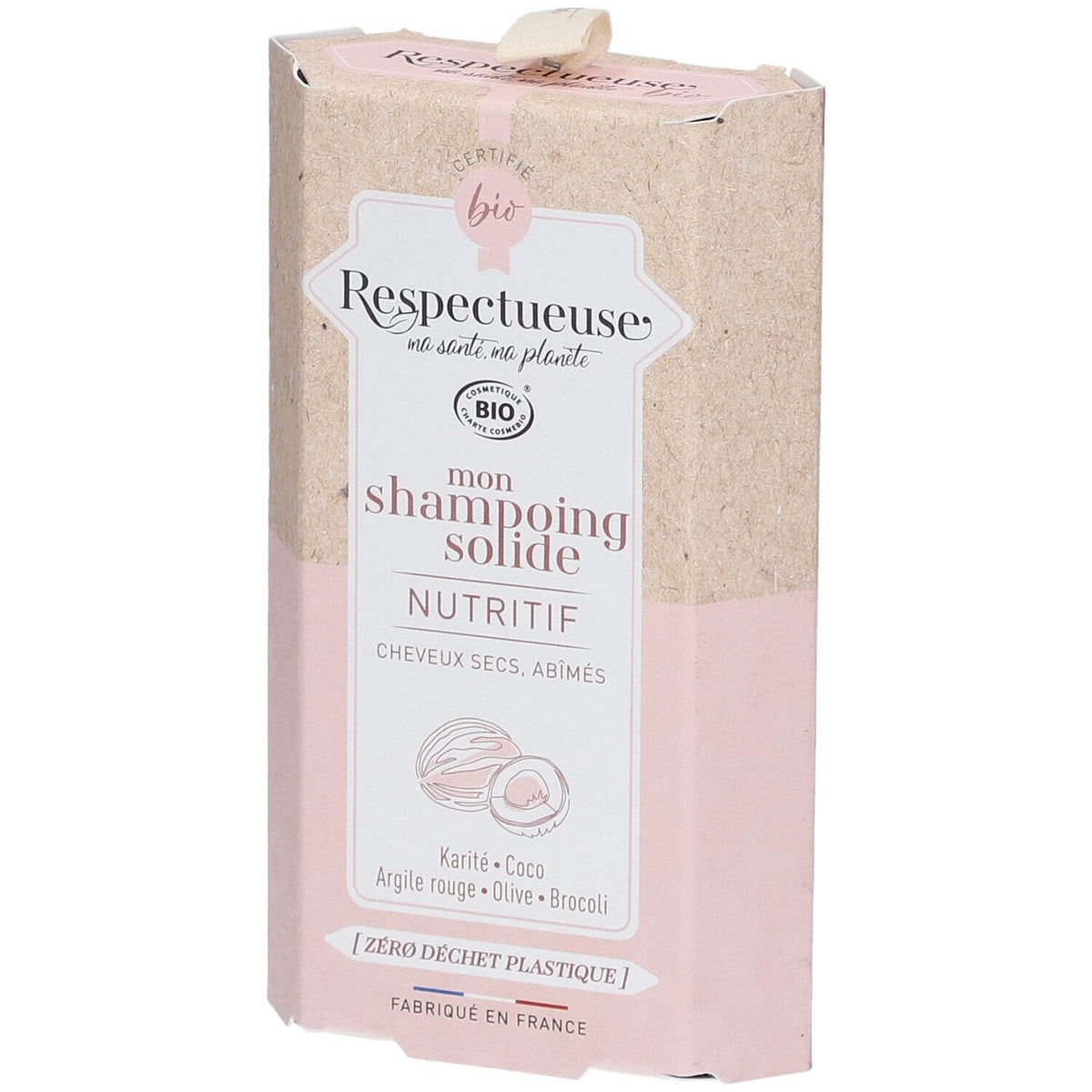 Respectueuse Mon shampoing solide nutritif bio (75 g)